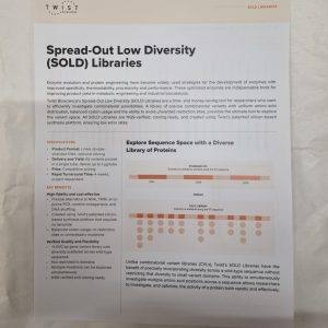 Spread-Out Low Diversity (SOLD) Libraries (Rev 2.0)