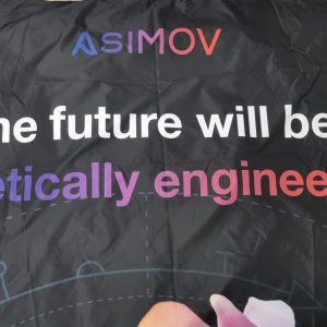 Booth Graphic - "The future will be genetically engineered"