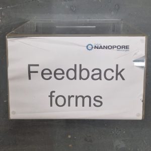 Acrylic Feedback Form Box