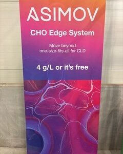 Single sided roller banner - 'CHO Edge system' 4g/L