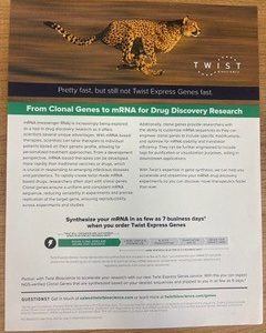 Twist From Clonal Genes to mRNA for Drug Discovery Research