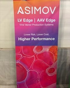 Single sided roller banner - 'Viral Vectors'