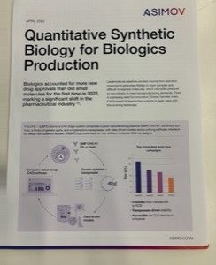 Quantitative Synthetic Biology for Biologics Production