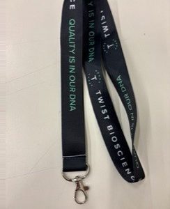 Lanyard - Branded, black 'Quality is in our DNA'