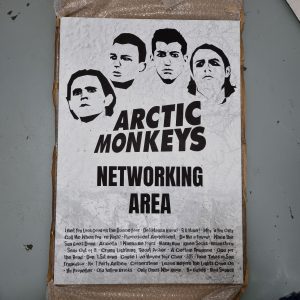 A0 Canvas - Arctic Monkeys Networking Area