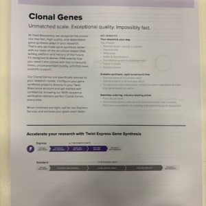 Clonal Genes - Product Sheet