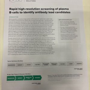 Rapid high-resolution screening of plasma B-cells to identify antibody lead candidates - Biopharma