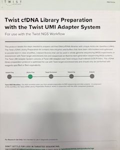Twist cfDNA Librabry Preparation with the Twist UMI Adapter System