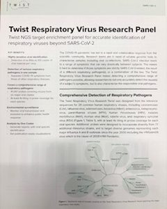 Twist Respiratory Virus Research Panel