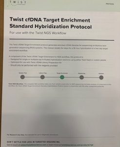 Twist cfDNA Target Enrichment Standard Hybridization Protocol