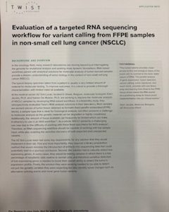 Evaluation of a targeted RNA sequencing workflow for variant calling from FFPE samples in non-small cell lung cancer (NSCLC)