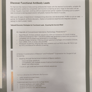 Biologics discovery